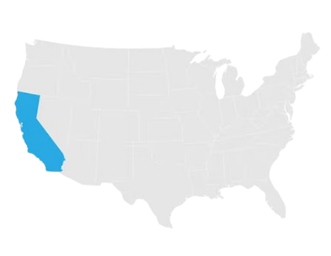 Outline Map of California